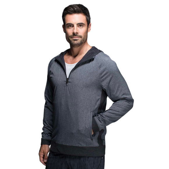 Lululemon Athletica Sundown To Sunup Mens Gray Pullover Jacket Size Medium - Picture 5 of 15